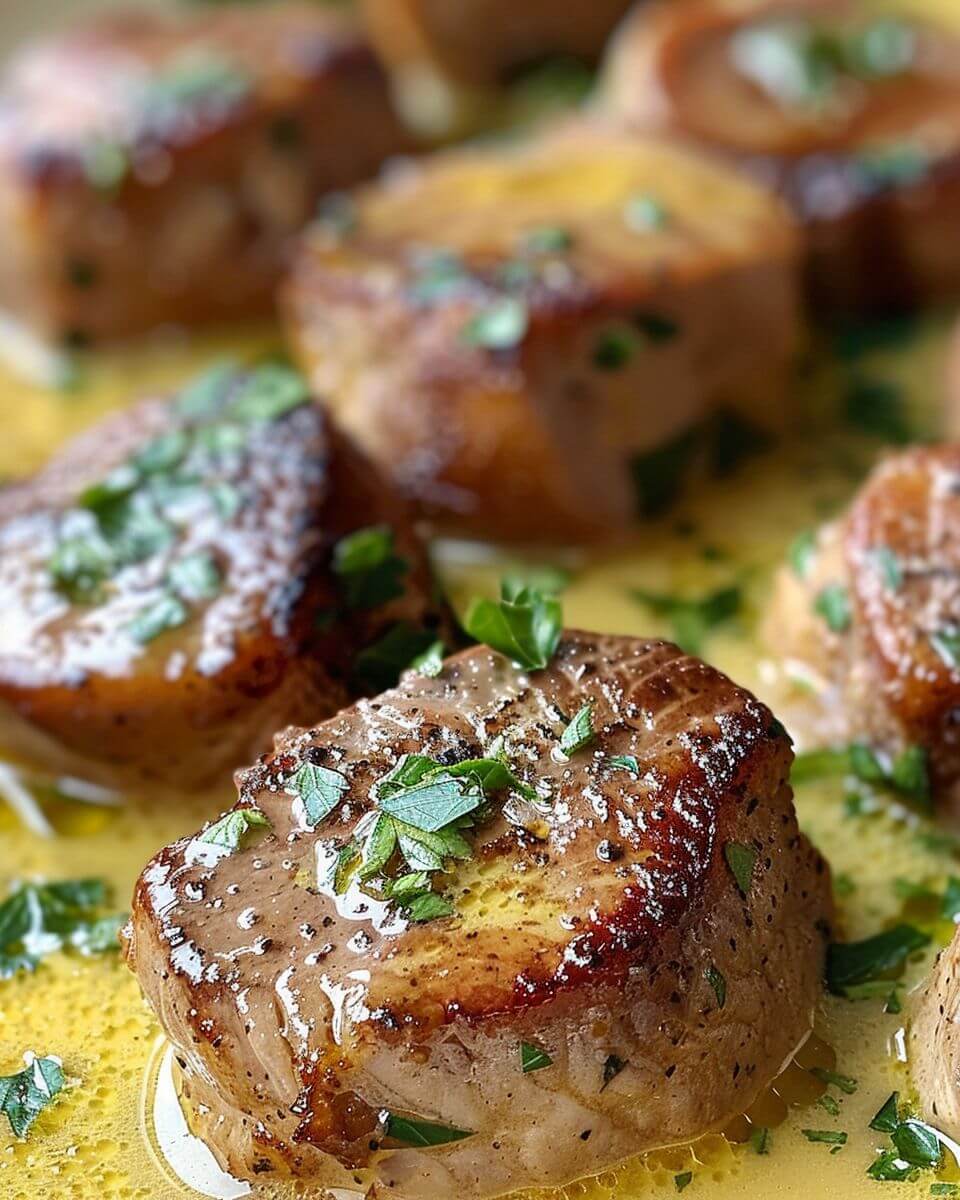 Lemon Pork Medallions | More Recipes