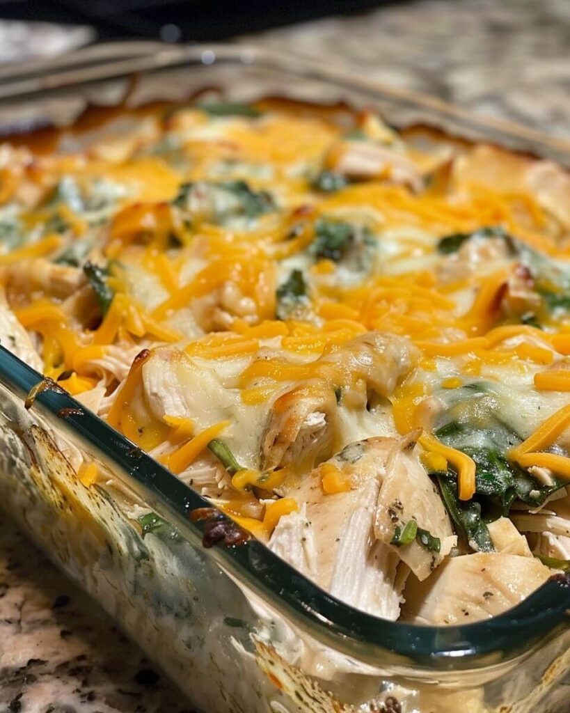 Chicken Tortilla Spinach Casserole | More Recipes