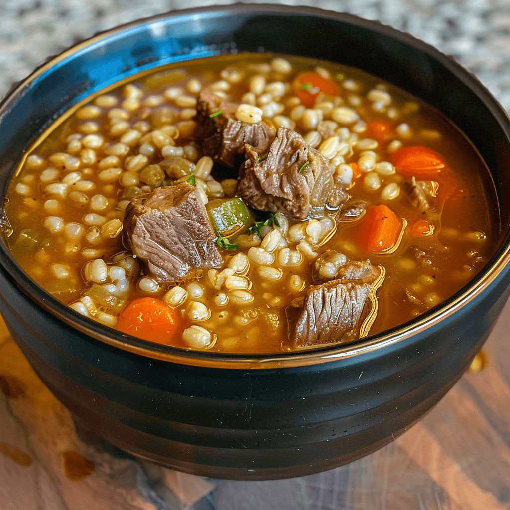 Beef & Barley Soup | More Recipes